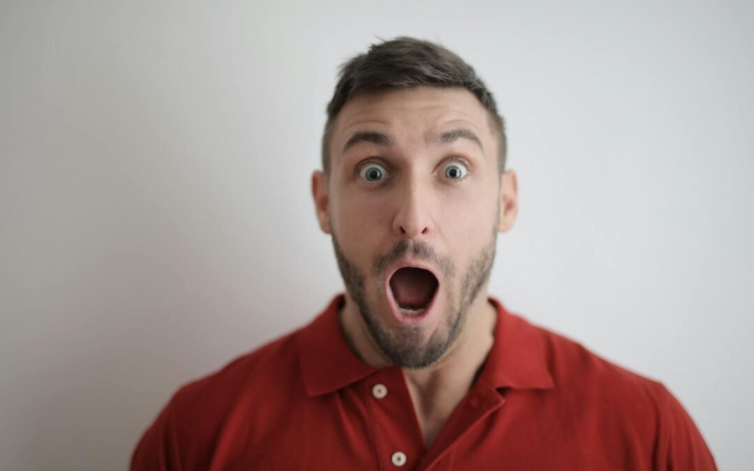 man in red button up shirt