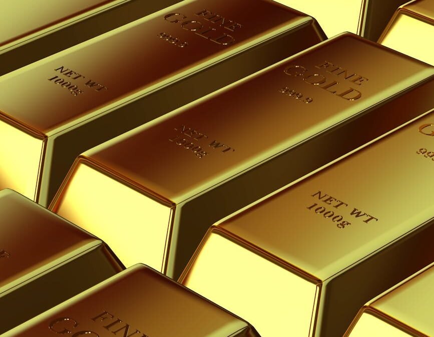 stack of gold bars for investment and wealth