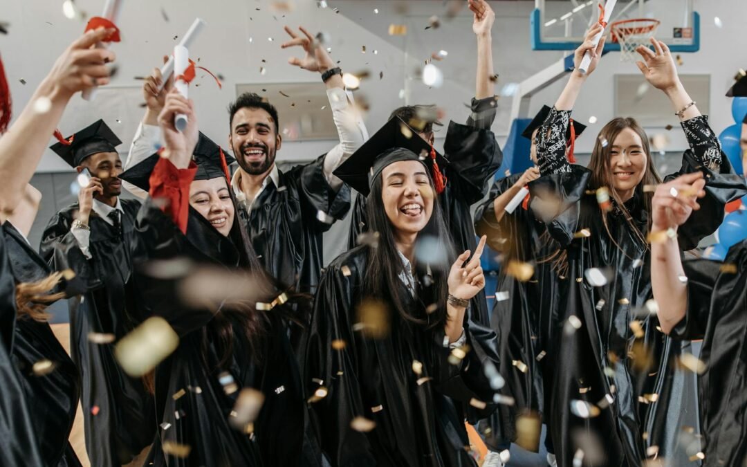 group of people wearing academic dress